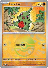 Larvitar 047/131 - Poké Ball Reverse Holo - Pokemon TCG Prismatic Evolutions card