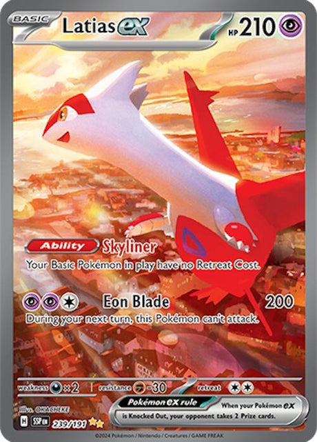 Latias ex 239/191 - Pokemon TCG Surging Sparks card