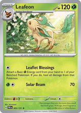 Leafeon 005/131 - Standard card artwork - Pokemon TCG Prismatic Evolutions card