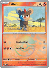 Litleo 015/131 - Poké Ball Reverse Holo - Pokemon TCG Prismatic Evolutions card