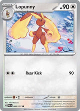 Lopunny 084/131 - Standard card artwork - Pokemon TCG Prismatic Evolutions card