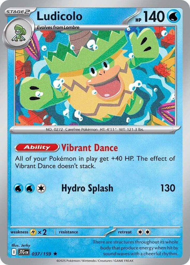 Ludicolo 037/159 - Pokemon TCG Journey Together card