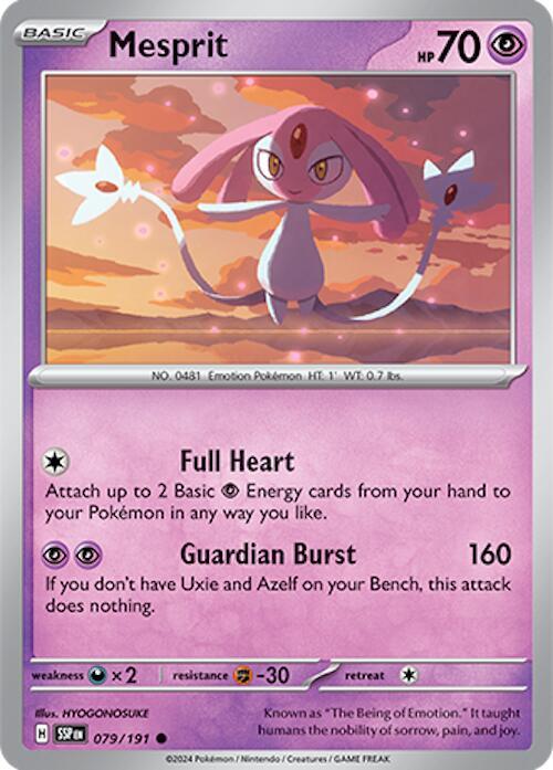 Mesprit 079/191 - Pokemon TCG Surging Sparks card