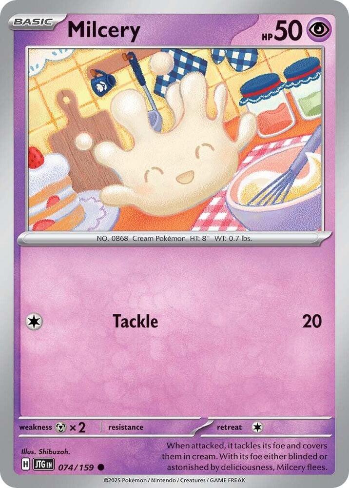 Milcery 074/159 - Pokemon TCG Journey Together card