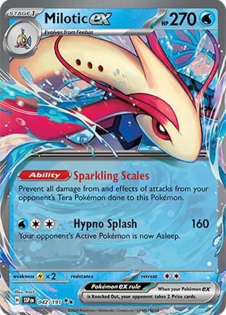 Milotic ex 042/191 - Pokemon TCG Surging Sparks card