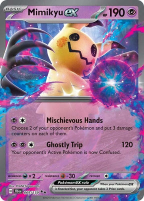 Mimikyu ex 069/159 - Pokemon TCG Journey Together card