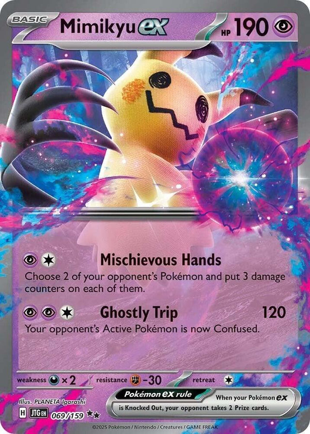 Mimikyu ex 069/159 - Pokemon TCG Journey Together card