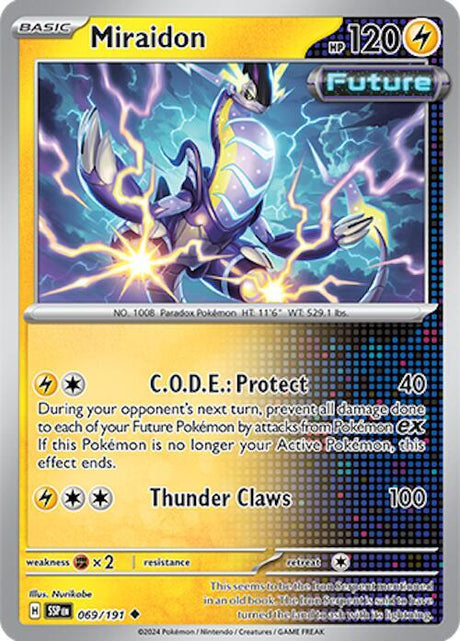 Miraidon 069/191 - Pokemon TCG Surging Sparks card