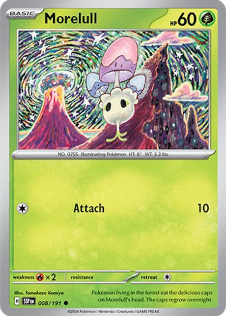 Morelull 008/191 - Pokemon TCG Surging Sparks card