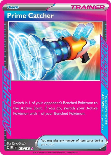 Prime Catcher 119/131 - Standard card artwork - Pokemon TCG Prismatic Evolutions card