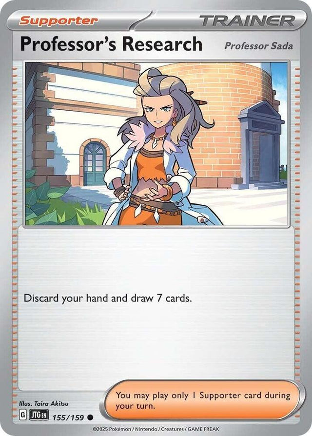 Professor's Research 155/159 - Pokemon TCG Journey Together card