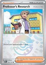 Professor's Research 122/131 - Poké Ball Reverse Holo - Pokemon TCG Prismatic Evolutions card