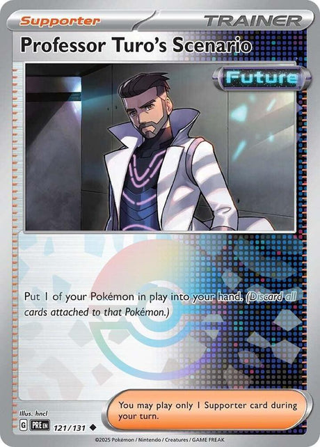 Professor Turo's Scenario 121/131 - Poké Ball Reverse Holo - Pokemon TCG Prismatic Evolutions card