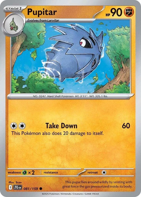 Pupitar 081/159 - Pokemon TCG Journey Together card