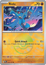 Riolu 050/131 - Poké Ball Reverse Holo - Pokemon TCG Prismatic Evolutions card