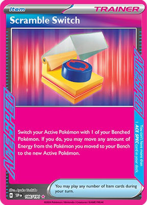 Scramble Switch 186/191 - Pokemon TCG Surging Sparks card