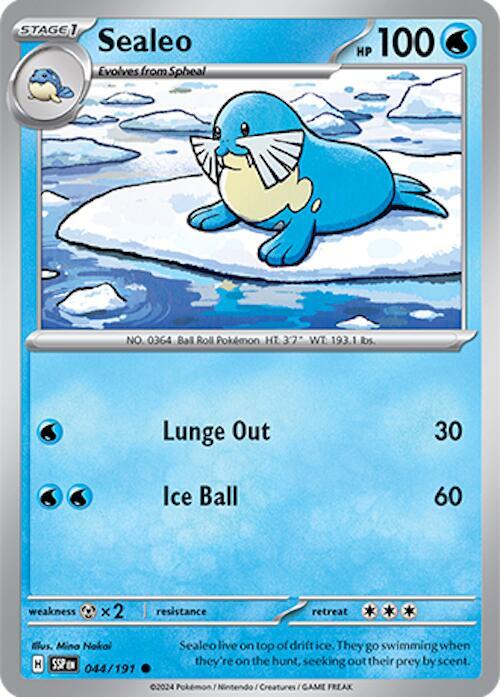 Sealeo 044/191 - Pokemon TCG Surging Sparks card