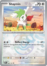 Shaymin 087/131 - Master Ball Reverse Holo - Pokemon TCG Prismatic Evolutions card