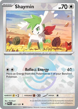 Shaymin 087/131 - Poké Ball Reverse Holo - Pokemon TCG Prismatic Evolutions card