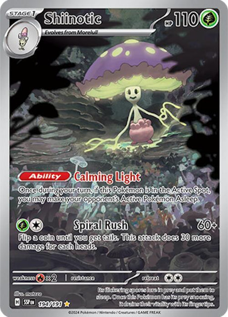 Shiinotic 194/191 - Pokemon TCG Surging Sparks card