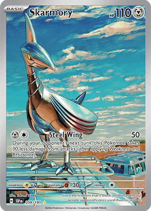 Skarmory 209/191 - Pokemon TCG Surging Sparks card