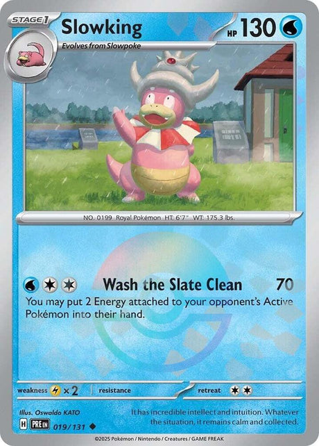 Slowking 019/131 - Poké Ball Reverse Holo - Pokemon TCG Prismatic Evolutions card