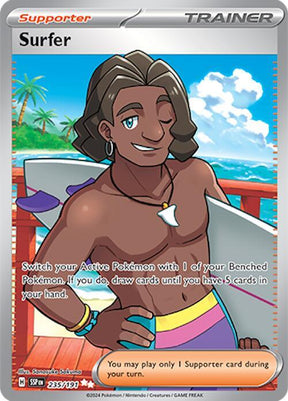 Surfer 235/191 - Pokemon TCG Surging Sparks card