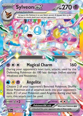 Sylveon ex 041/131 - Standard card artwork - Pokemon TCG Prismatic Evolutions card