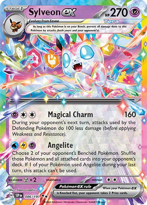 Sylveon ex 086/191 - Pokemon TCG Surging Sparks card