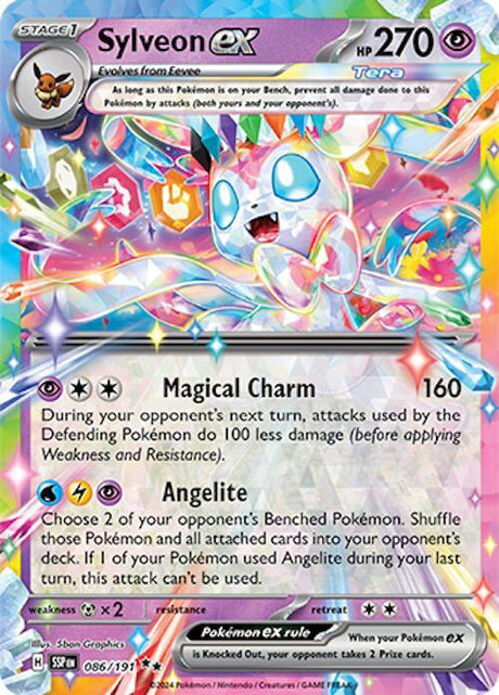 Sylveon ex 086/191 - Pokemon TCG Surging Sparks card
