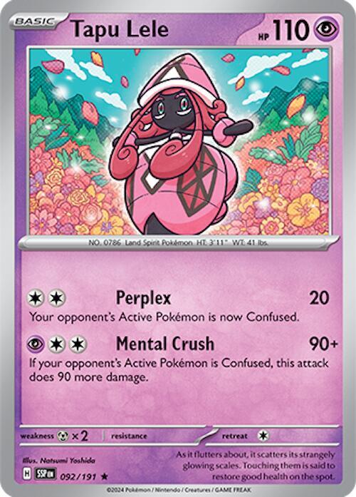 Tapu Lele 092/191 - Pokemon TCG Surging Sparks card