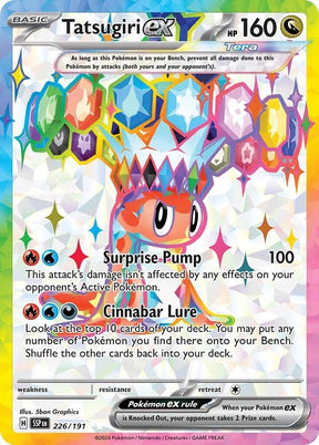 Tatsugiri ex 226/191 - Pokemon TCG Surging Sparks card