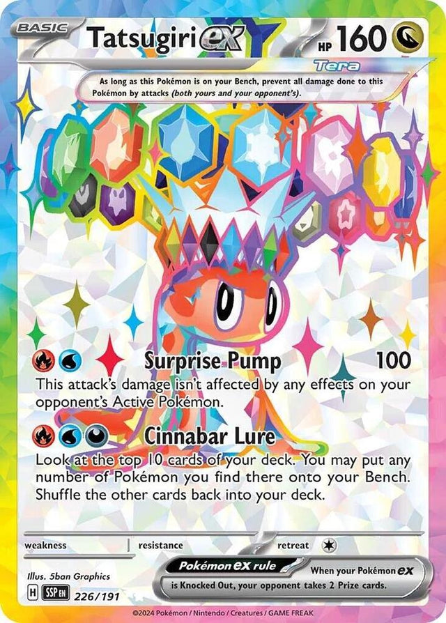 Tatsugiri ex 226/191 - Pokemon TCG Surging Sparks card