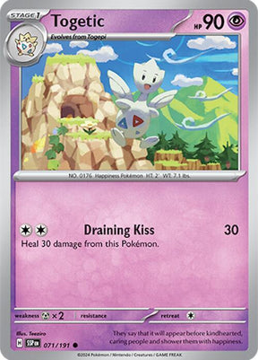 Togetic 071/191 - Pokemon TCG Surging Sparks card