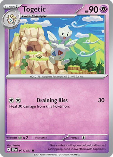 Togetic 071/191 - Pokemon TCG Surging Sparks card