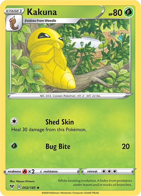 Kakuna 002/185 - Pokemon TCG Vivid Voltage card