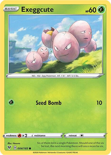 Exeggcute 004/185 - Pokemon TCG Vivid Voltage card