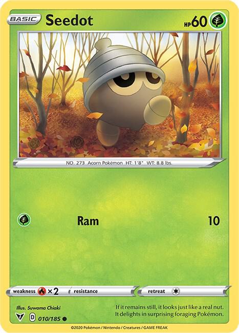 Seedot 010/185 - Pokemon TCG Vivid Voltage card
