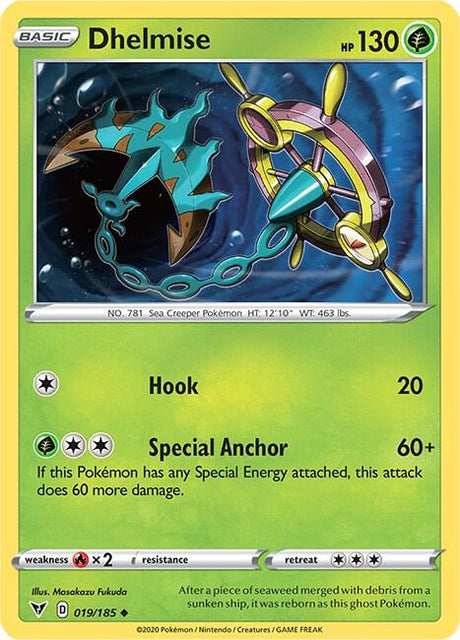 Dhelmise 019/185 - Pokemon TCG Vivid Voltage card