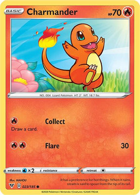 Charmander 023/185 - Pokemon TCG Vivid Voltage card