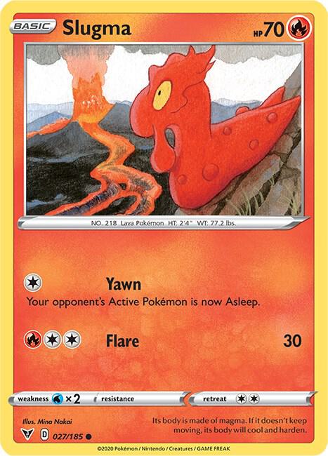 Slugma 027/185 - Pokemon TCG Vivid Voltage card