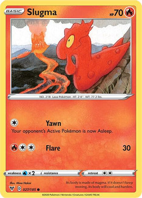 Slugma 027/185 - Pokemon TCG Vivid Voltage card