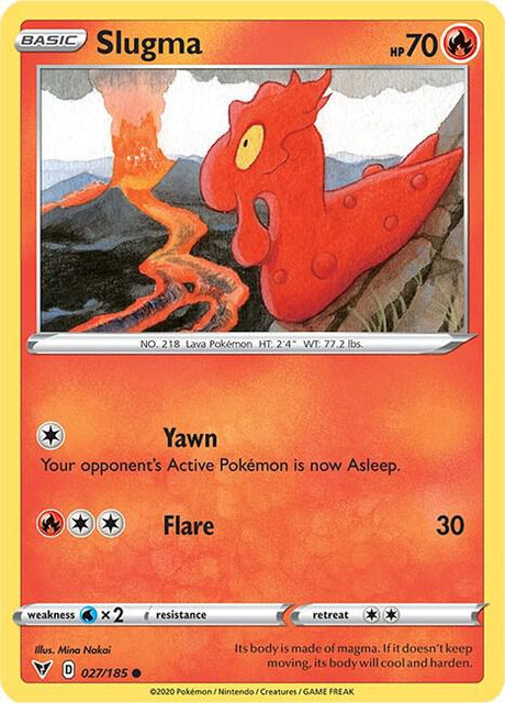Slugma 027/185 - Pokemon TCG Vivid Voltage card