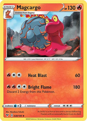 Magcargo 028/185 - Pokemon TCG Vivid Voltage card