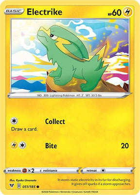 Electrike 051/185 - Pokemon TCG Vivid Voltage card