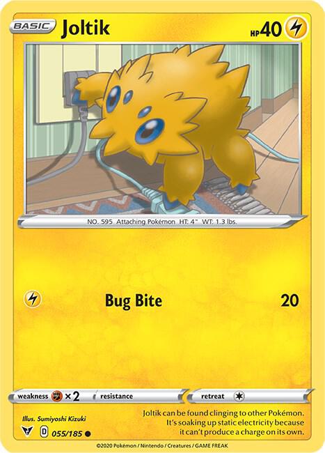 Joltik 055/185 - Pokemon TCG Vivid Voltage card