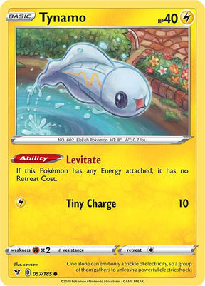 Tynamo 057/185 - Pokemon TCG Vivid Voltage card