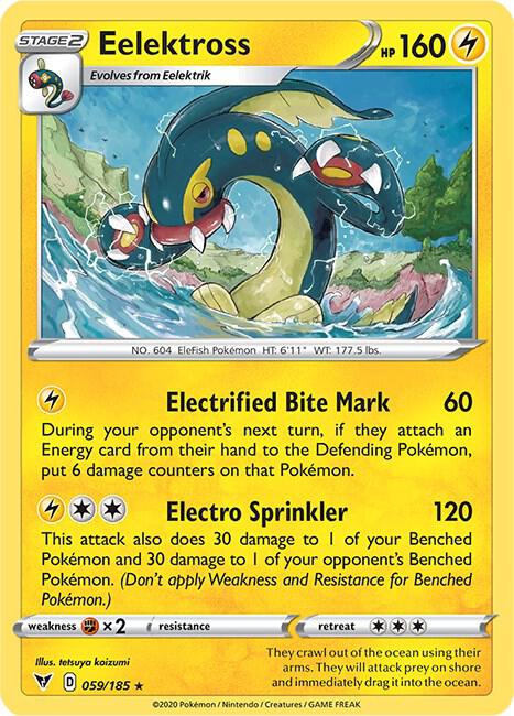 Eelektross 059/185 - Pokemon TCG Vivid Voltage card