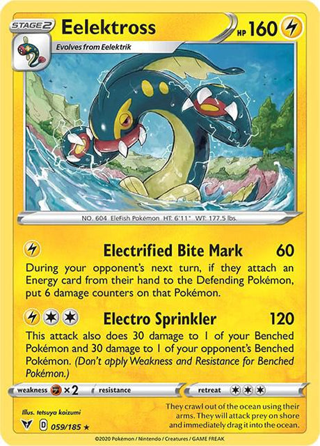 Eelektross 059/185 - Pokemon TCG Vivid Voltage card