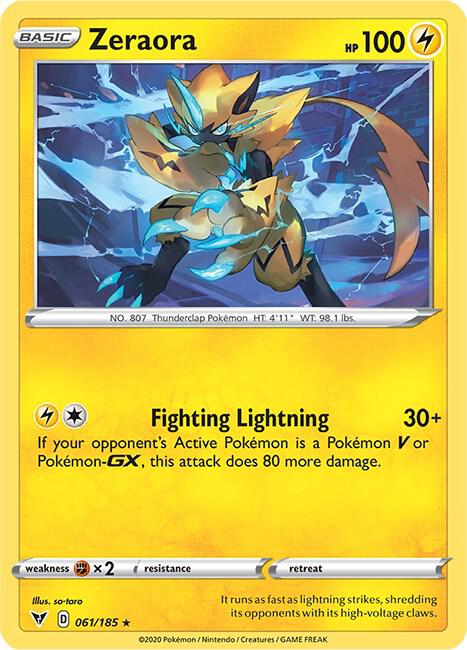 Zeraora 061/185 - Pokemon TCG Vivid Voltage card